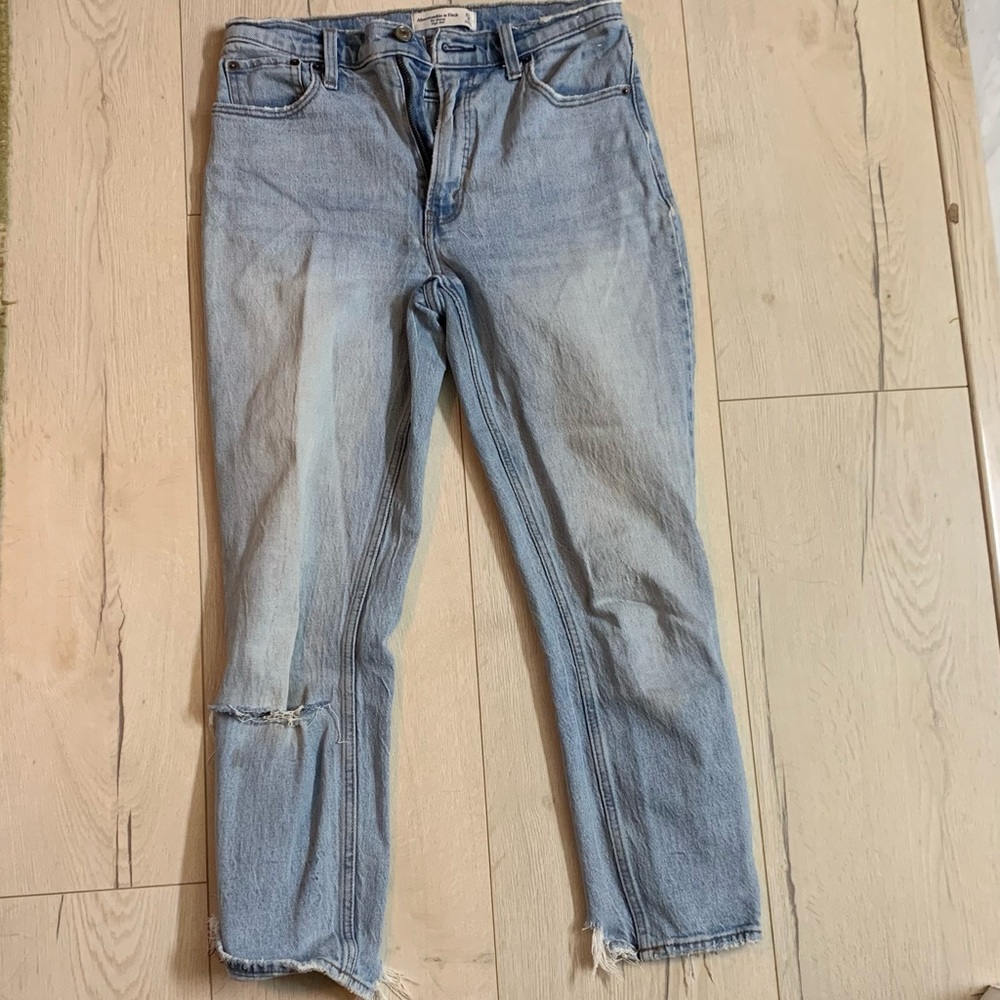 Abercrombie & Fitch skinny high rise jeans size 27 - Picture 5 of 8